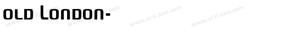 old London字体转换